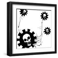 Flower Of Evil #1-JeffreyThompson-Framed Art Print