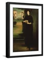 Flower of Holiness, 1910 (Oil on Canvas)-Julio Romero de Torres-Framed Giclee Print