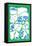 Flower of the Time - Green-Frances Collett-Framed Stretched Canvas