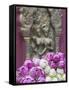 Flower Offerings at Wat Phnom, Phnom Penh, Cambodia-Ian Trower-Framed Stretched Canvas