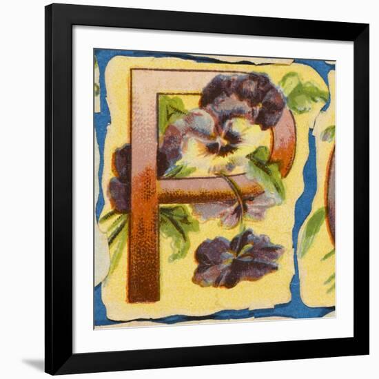 Flower P-null-Framed Art Print