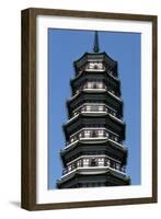 Flower Pagoda, Buddhist Temple of Six Banyan Trees, Canton (Guangzhou), Guangdong, China-null-Framed Premium Giclee Print