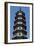 Flower Pagoda, Buddhist Temple of Six Banyan Trees, Canton (Guangzhou), Guangdong, China-null-Framed Premium Giclee Print