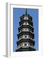 Flower Pagoda, Buddhist Temple of Six Banyan Trees, Canton (Guangzhou), Guangdong, China-null-Framed Premium Giclee Print