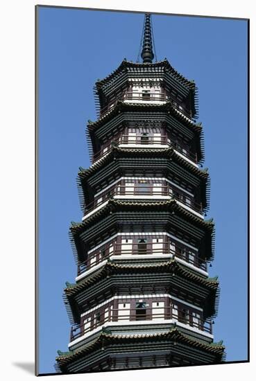 Flower Pagoda, Buddhist Temple of Six Banyan Trees, Canton (Guangzhou), Guangdong, China-null-Mounted Premium Giclee Print