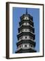 Flower Pagoda, Buddhist Temple of Six Banyan Trees, Canton (Guangzhou), Guangdong, China-null-Framed Giclee Print