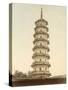 Flower Pagoda in Canton (China)-null-Stretched Canvas