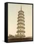 Flower Pagoda in Canton (China)-null-Framed Stretched Canvas