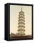 Flower Pagoda in Canton (China)-null-Framed Stretched Canvas