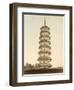 Flower Pagoda in Canton (China)-null-Framed Photographic Print