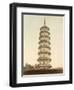 Flower Pagoda in Canton (China)-null-Framed Photographic Print