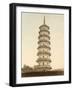 Flower Pagoda in Canton (China)-null-Framed Photographic Print