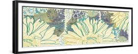 Flower Panel I-Erin Clark-Framed Premium Giclee Print