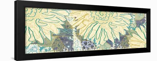 Flower Panel II-Erin Clark-Framed Giclee Print