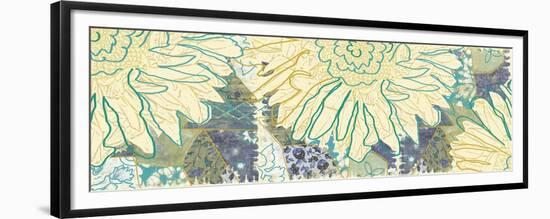 Flower Panel II-Erin Clark-Framed Premium Giclee Print