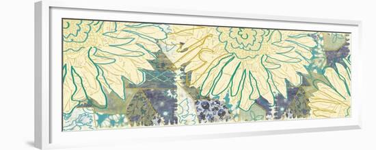 Flower Panel II-Erin Clark-Framed Premium Giclee Print