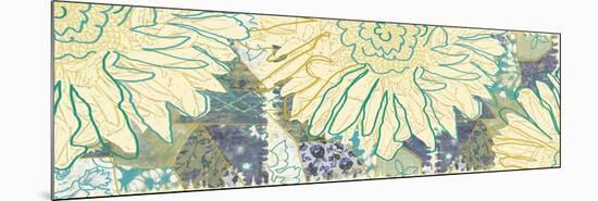 Flower Panel II-Erin Clark-Mounted Premium Giclee Print