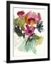 Flower Party II-Jennifer Goldberger-Framed Art Print