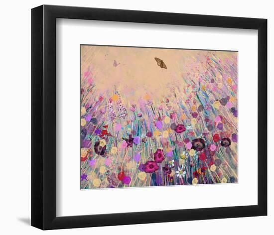 Flower path-Claire Westwood-Framed Art Print