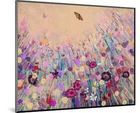 Flower path-Claire Westwood-Mounted Art Print