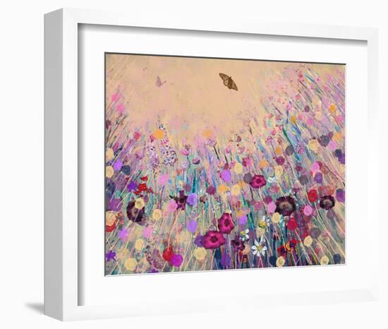 Flower path-Claire Westwood-Framed Art Print