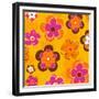 Flower Pattern-null-Framed Giclee Print