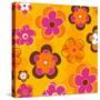 Flower Pattern-null-Stretched Canvas