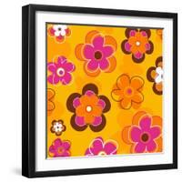 Flower Pattern-null-Framed Giclee Print