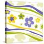 Flower Pattern-null-Stretched Canvas