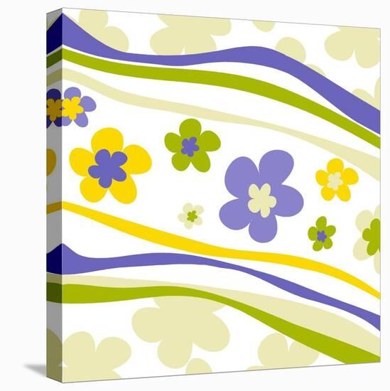 Flower Pattern-null-Stretched Canvas