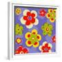 Flower Pattern-null-Framed Giclee Print