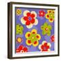 Flower Pattern-null-Framed Giclee Print