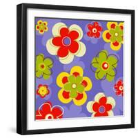 Flower Pattern-null-Framed Giclee Print
