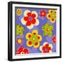 Flower Pattern-null-Framed Giclee Print