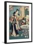 Flower Performance-Toyohara Kunichika-Framed Giclee Print