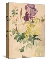 Flower Piece with Iris, Laburnum, and Geranium, 1880-Edouard Manet-Stretched Canvas