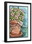 Flower Pink Bless This Home-Melinda Hipsher-Framed Giclee Print