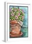 Flower Pink Bless This Home-Melinda Hipsher-Framed Giclee Print