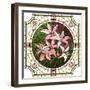 Flower Pink Lilies-Vertyr-Framed Art Print