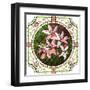 Flower Pink Lilies-Vertyr-Framed Art Print