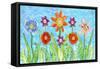 Flower Play I-Kaeli Smith-Framed Stretched Canvas