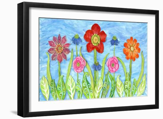 Flower Play II-Kaeli Smith-Framed Art Print