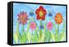 Flower Play II-Kaeli Smith-Framed Stretched Canvas