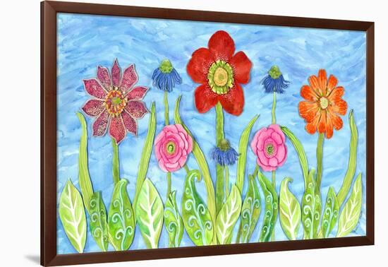 Flower Play II-Kaeli Smith-Framed Art Print