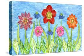 Flower Play II-Kaeli Smith-Stretched Canvas