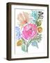 Flower Posy I-Karen Fields-Framed Art Print