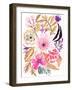 Flower Posy II-Karen Fields-Framed Art Print