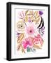 Flower Posy II-Karen Fields-Framed Art Print