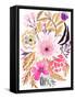 Flower Posy II-Karen Fields-Framed Stretched Canvas