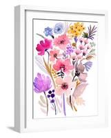 Flower Posy VI-Karen Fields-Framed Art Print